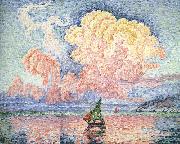 Paul Signac Antibes, the Pink Cloud oil painting
